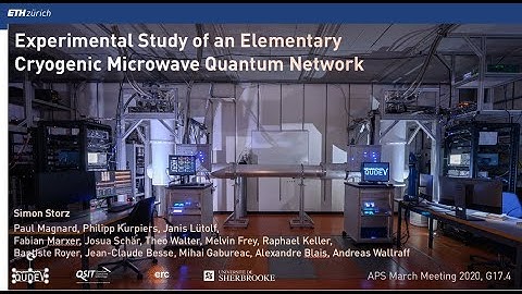 Experimental Study of an Elementary Cryogenic Microwave Quantum Network