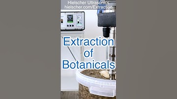 Ultrasonic Extraction of Botanicals - 30 Liter / 8 Gallon Batch - 2000 Watts Sonicator