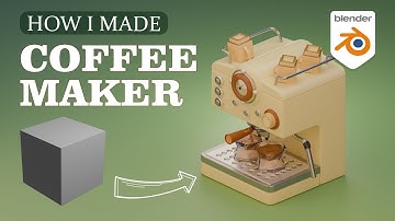 👉 How I Made a Realistic 3D Coffee Maker in Blender | Beginner Friendly Tutorial