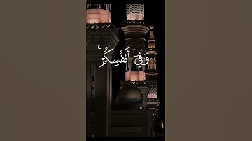 وفي أنفسكم أفلا تبصرون، سورة الذاريات، الشيخ عبدالله القرافي، قرآن ٣٠ ثانية