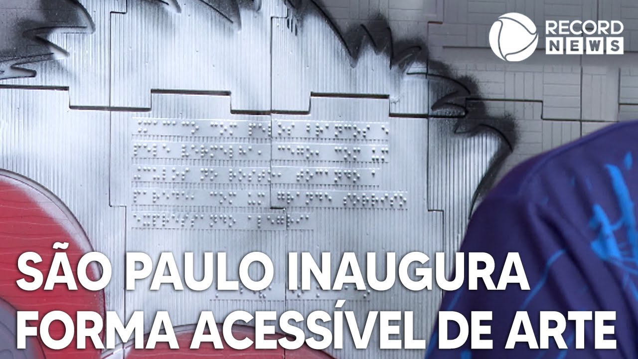 São Paulo inaugura forma acessível de arte para todos