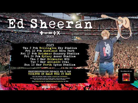 ed sheeran tour dates nz