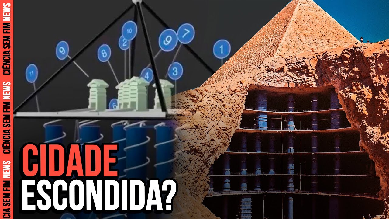 O QUE FOI DESCOBERTO EMBAIXO DAS PIRÂMIDES DO EGITO? - Ciência Sem Fim ...