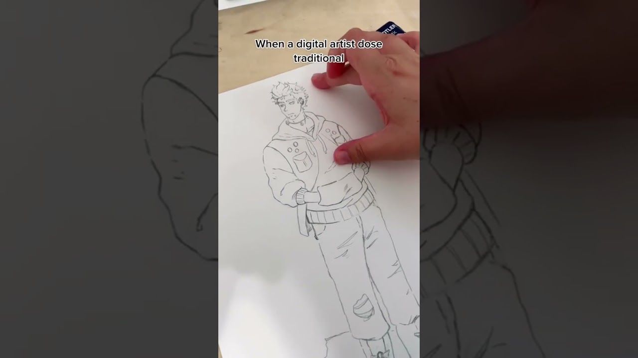 When a digital artist dose traditional art again 