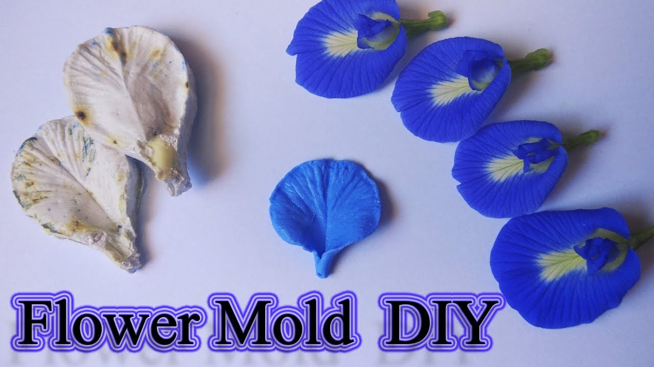 Flower Mold making from originsl flower for Clsy Craft