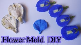 Flower Mold making from originsl flower for Clsy Craft | Mold making at Home with simple materials