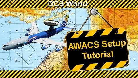 DCS World Mission Editor - AWACS Setup Tutorial - Digital Combat Simulator