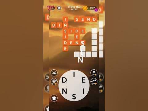 Wordscapes Puzzle Game level 185. #wordscapes #kalidaddis #puzzlegame #