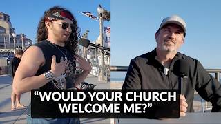 A British Rocker Walked Up to My “Change My Mind” Table