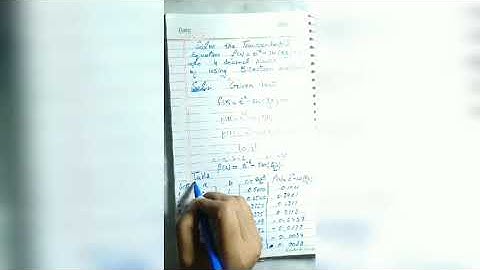 Lecture 3(Numerical Analysis) |2nd Example of Bisection Method.