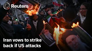 Confronting Protests, Iran Vows To Strike Back If Us Attacks Reuters