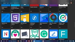 windows 10 microsoft edge extensions how to get them