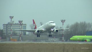 Суперджет-100 ушел на второй круг, Домодедово 17.02.20 Суперджет-100 ушел на второй круг, Домодедово 17.02.20