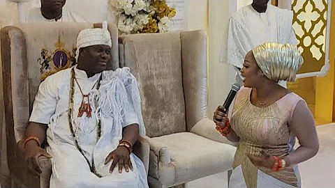 Beautiful And Respectful Wife, Queen Naomi Appreciates Her Darling Royal King The Ooni Of Ife