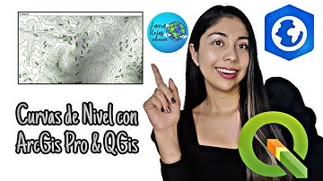 Curvas de Nivel Con ArcGis Pro & QGis🌎