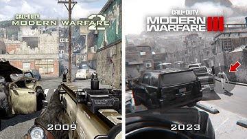 MW2 (2009) Vs MWIII (2023) - DIRECT MAP INTRO COMPARISON