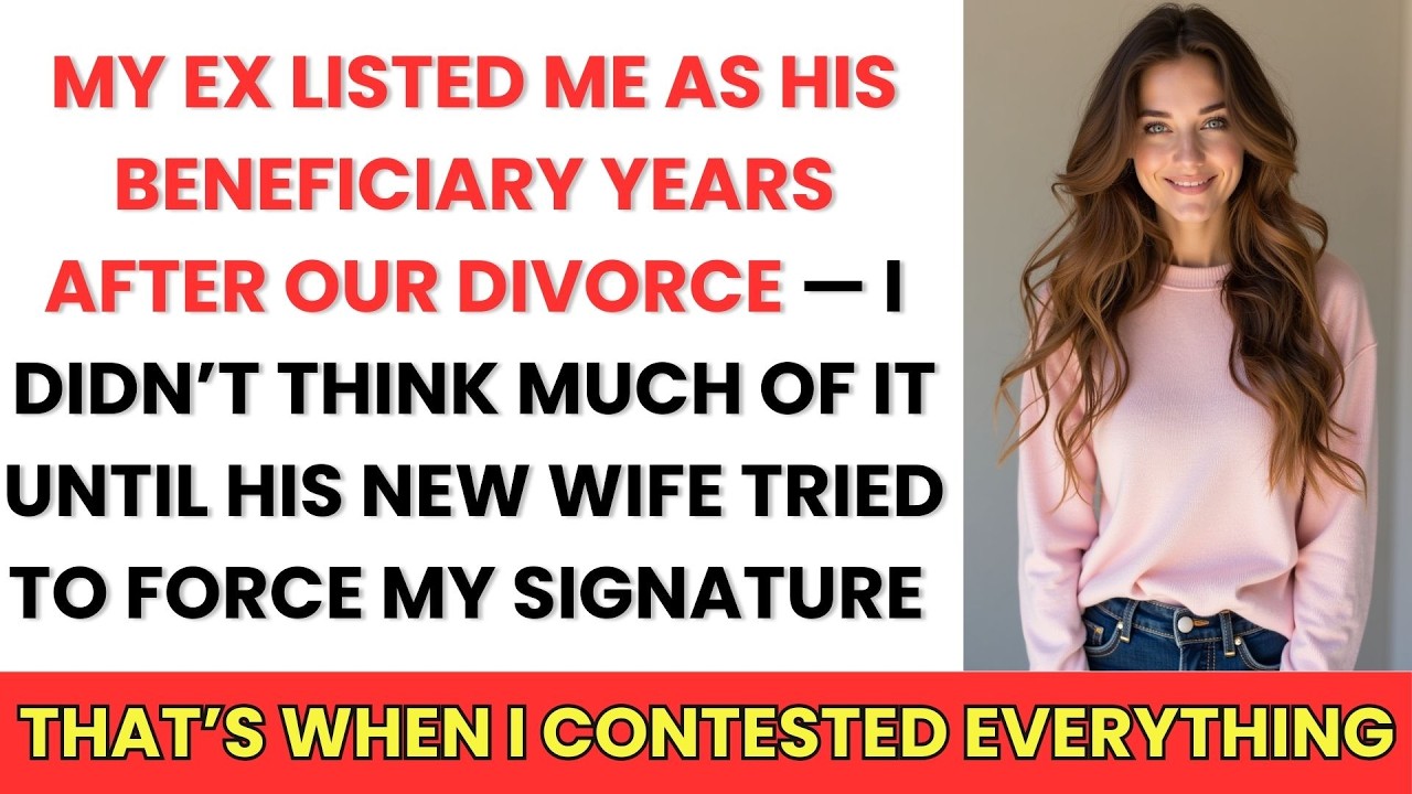 My Ex Listed Me as His Beneficiary Years After Our Divorce—But What His New Wife Tried to Do...