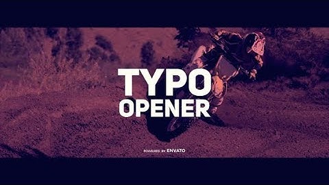 DYNAMIC TYPO OPENER ► [ AFTER EFFECTS TEMPLATES ]