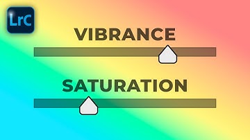 What Is The Difference Between Vibrance And Saturation In Lightroom #2MinuteTutorial