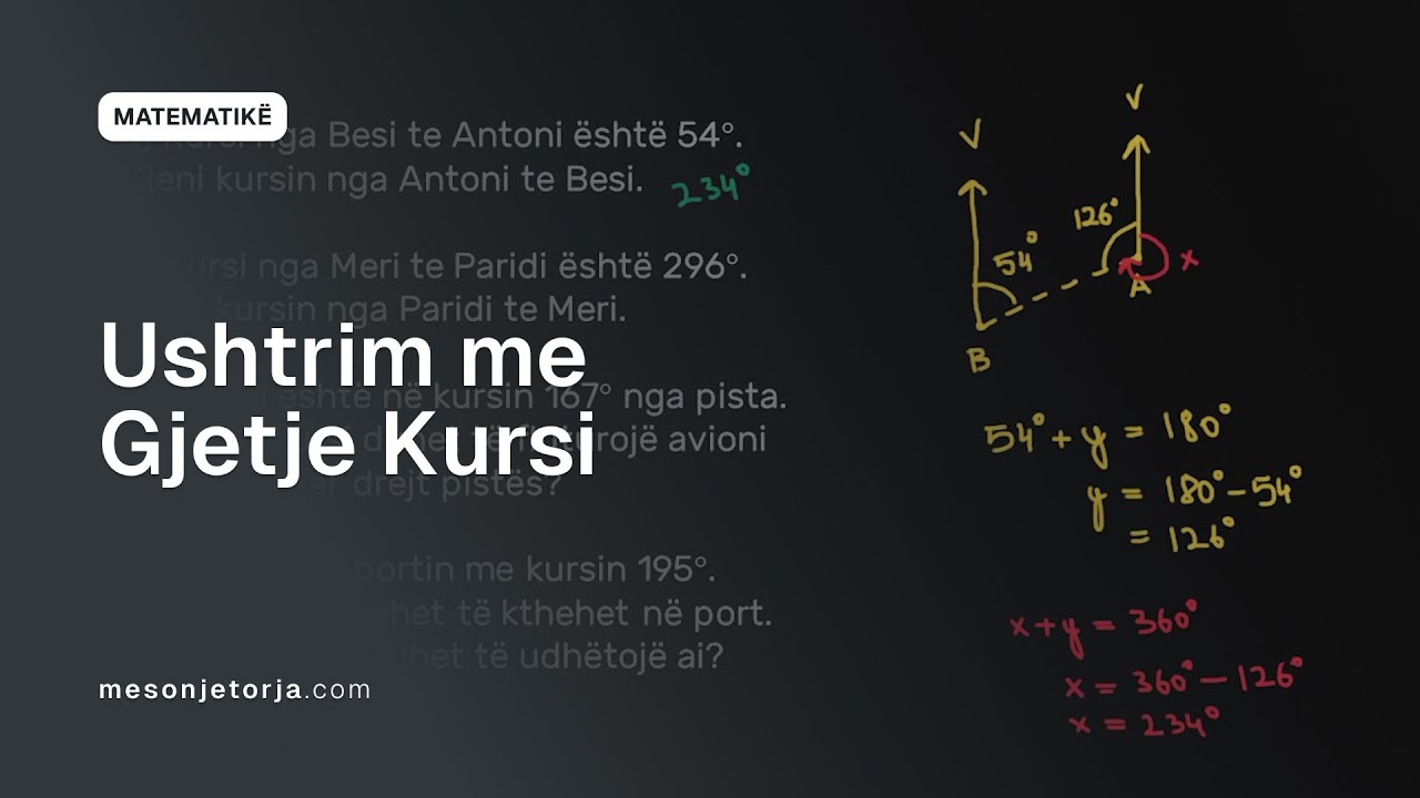 Ushtrimi 3 | Kapitulli 3.1Z | Këndet dhe Drejtëzat | Matematika 10-11: Pjesa I