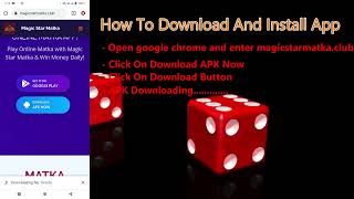 How To Download Satta App | India No 1 Satta Matka App | Online Satta App | Online Matka Play App screenshot 4