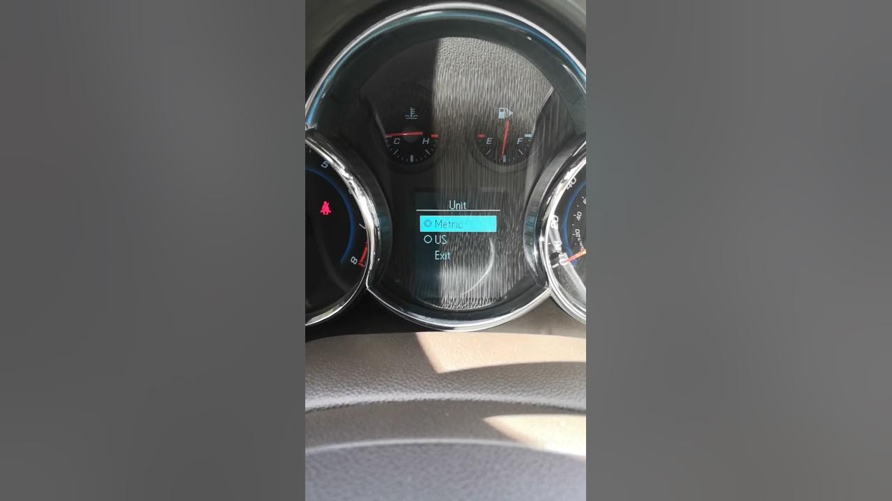 Chevrolet Cruze - Mile to KM keçirilməsi - YouTube
