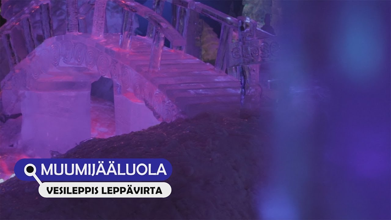 Muumi jääluola | Vesileppis Leppävirta | Ice cave