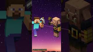 #steve #vs #all #mobs #minecraft #shorts #edit