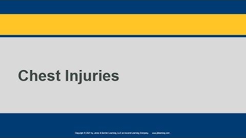 Chest Injuries