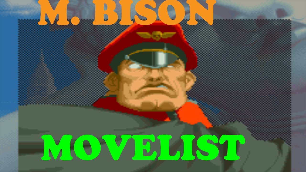 Bison Street Fighter 2 Moves