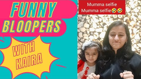 Hilarious Bloopers and behind the camera fun with Kaira while making Mnemonics video