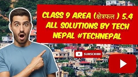Class 9 Area (क्षेत्रफल ) 5.4 All Solutions By Tech Nepal #technepal #shorts #viralvideo