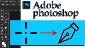 How to Change the Pen Tool Cursor from a Cross Back to Normal in Adobe Photoshop
