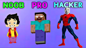 NOOB vs PRO vs HACKER - Pixel Rush