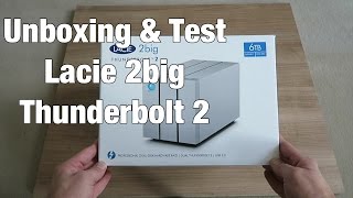 Unboxing & Test der Lacie 2big Thunderbolt 2 6TB!