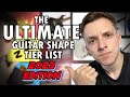 THE ULTIMATE GUITAR SHAPE TIER LIST (2023 - REVISITED)