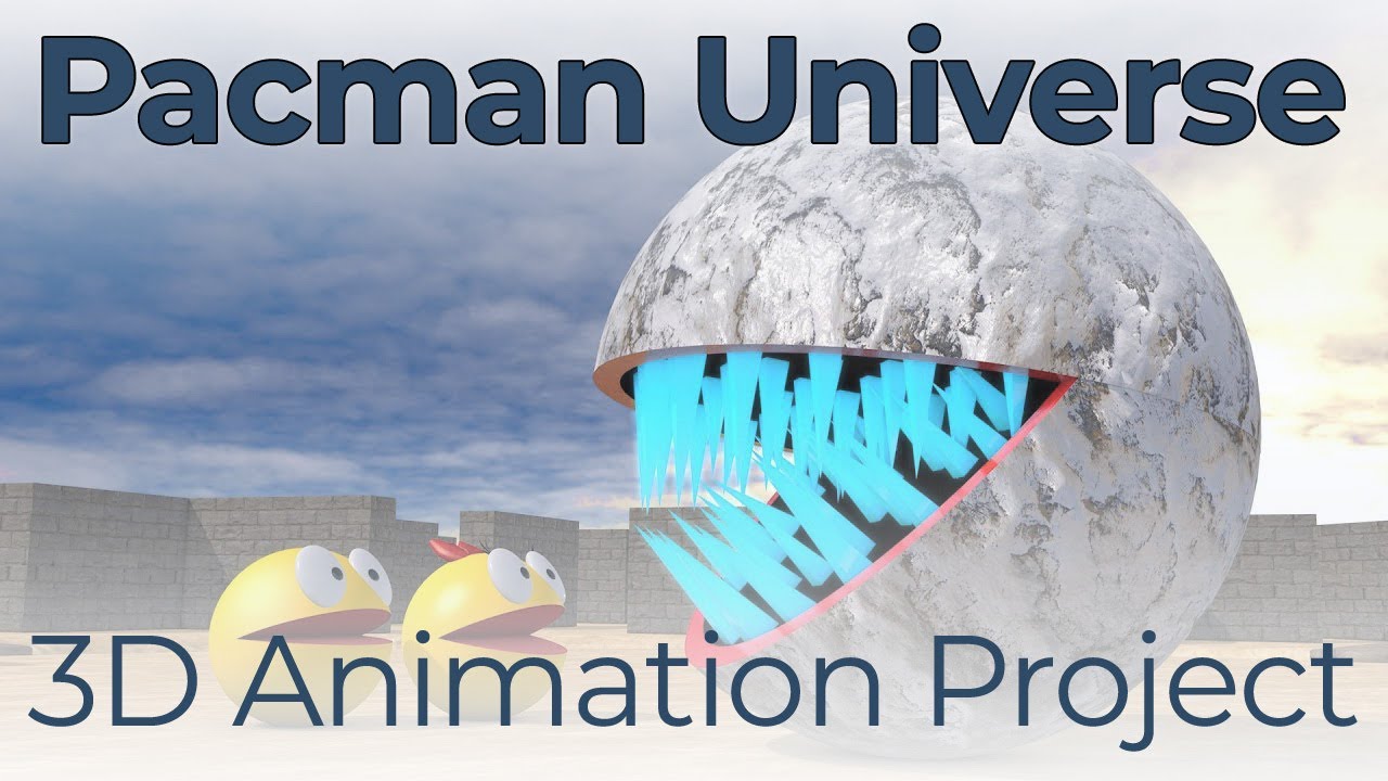 Pacman Universe – Stylized Robot Character Animation