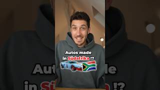 Autos Aus Südafrika? Üdafrika