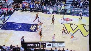 Jake LaRavia Catch and Shoot Top of the Key Three From NBA Range off Flare Screen