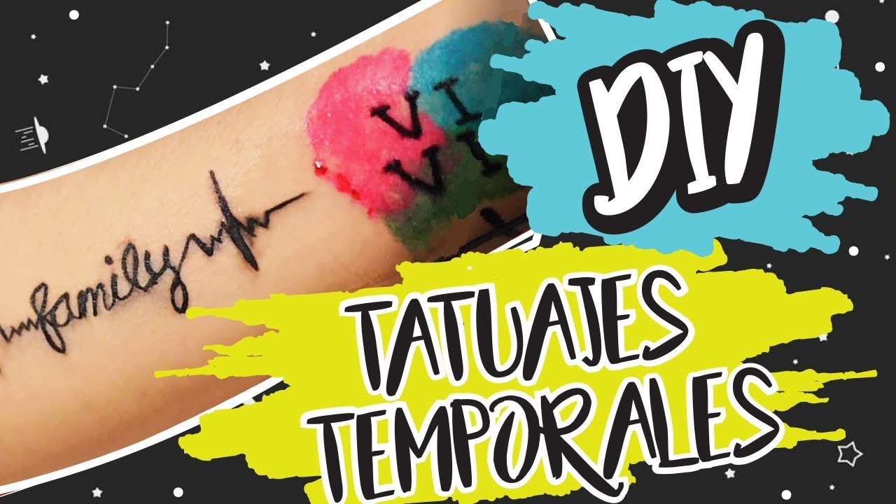 Tipos de tinta para tatuajes temporales y permanentes