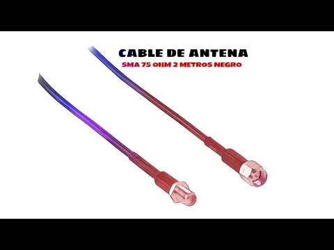 Video de Cable de antena SMA 50 Ohm 2 M Negro