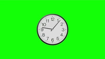 Clock Green Screen