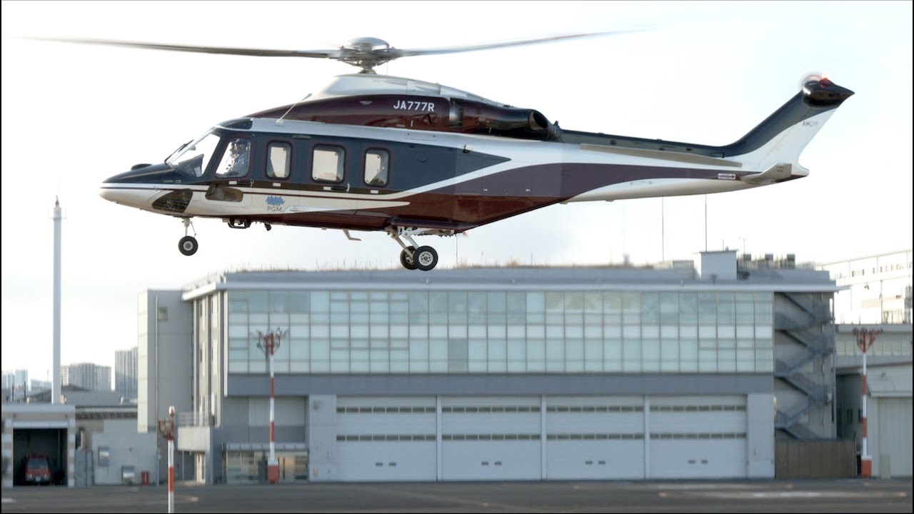ヘリコプター】 Leonardo AW139 JA777R（VIP仕様ヘリ）日本法人所有 の