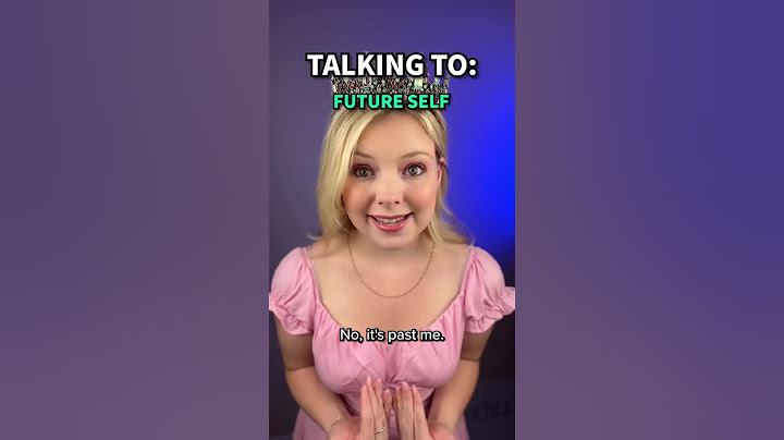You can talk to your Future or Past Self… (Part 2) #acting #skit