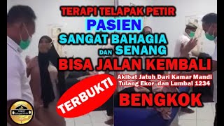Terapi Telapak Petir. Jatuh Di Kamar Mandi Tulang Ekor Dan Lumbal 1234 Bengkok Jongkok Jalan Susah Resimi