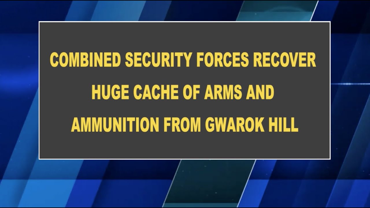 COMBINED SECURITY FORCES RECOVER HUGE CACHE OF ARMS AND AMMUNITION FROM ...