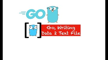 Learn how to write data to text file using golang in less than 10minutes - PART 25