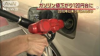 ガソリンついに130円割れ　値下がり傾向は一息か(15/12/02)