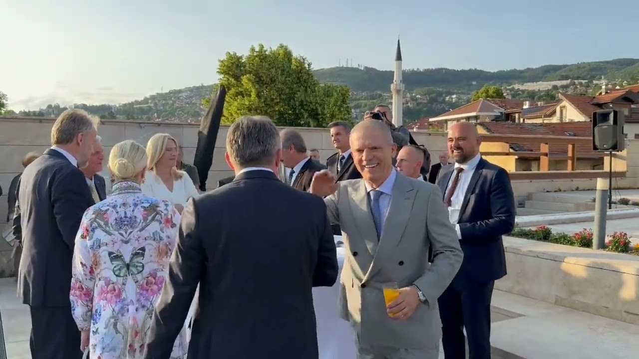 Fahrudin Radončić na bajramskom prijemu kod reisa Kavazovića