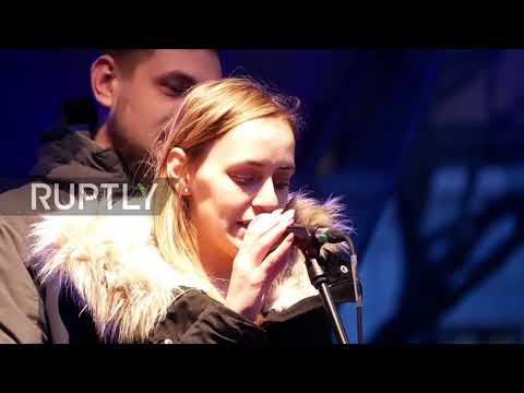 Slovakia: Tens of thousands protest in Bratislava at journalist's murder